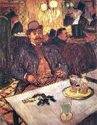  Henri  Toulouse-Lautrec M. Boileau Au Cafe oil painting reproduction
